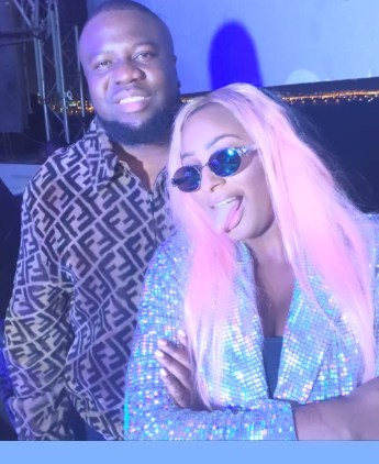 #HushCuppi - DJ Cuppy excited as she meets Hushpuppi for the first time in Dubai (Photos)