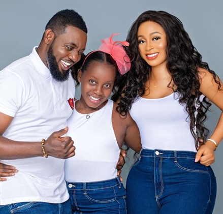 Comedian, AY and wife, Mabel celebrate 11th wedding anniversary with beautiful family photo