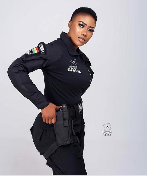 Meet the most beautiful Police Woman in Ghana, Queen Maya (Photos)