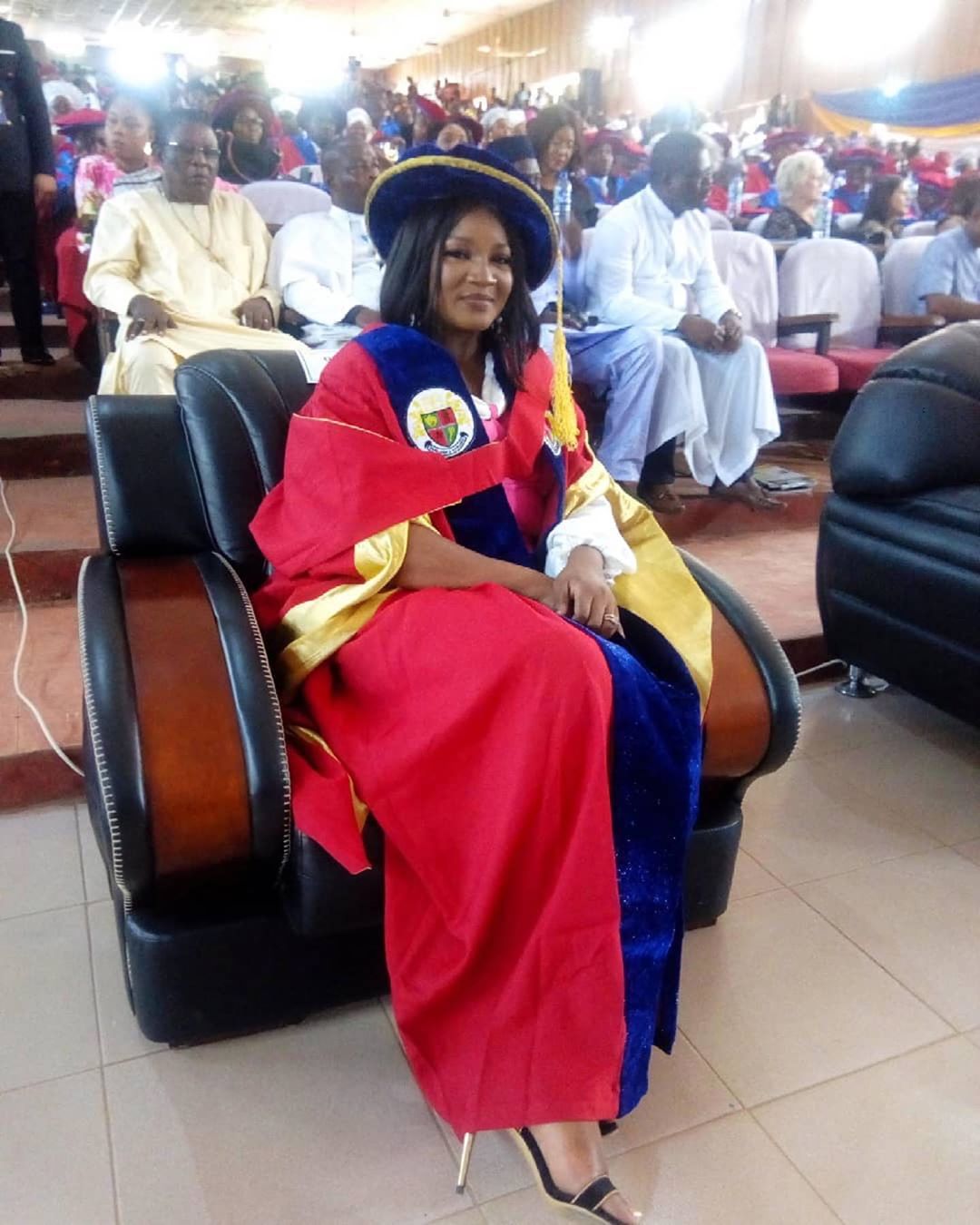 Nollywood Actress, Omotola bags Honorary Degree from Igbinedion University