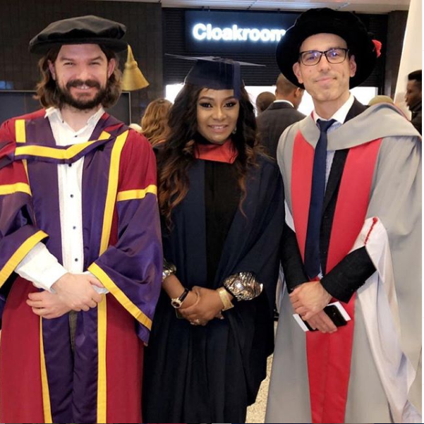 Former actress Victoria Inyama bags a degree from University of East London (Photos)