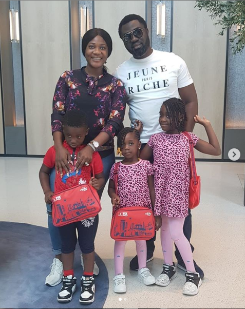 They are my world - Mercy Johnson says as she steps out with her family (Photos)