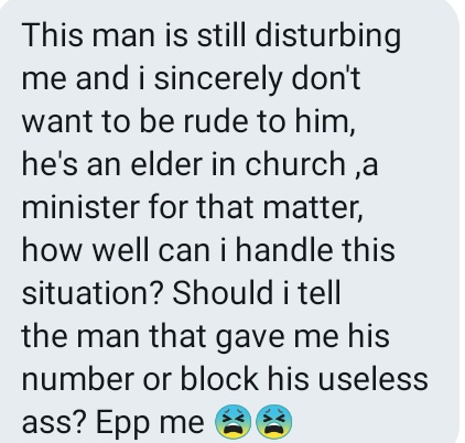 I love your big buttock - Church elder compliments church girl begging him for a job (Leaked WhatsApp chat)