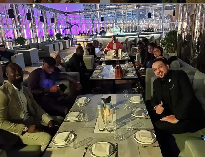 Beautiful photos from Sen. Dino Melaye's private birthday dinner in Dubai