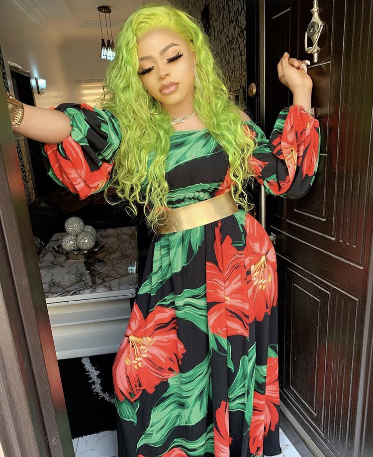 Look at my beautiful mansion and I’m just 28 - Bobrisky flaunts the house he built at a young age  (Video)