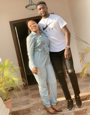 How Adeniyi Johnson almost ran out without trouser after wife, Seyi Edun, surprised him on his birthday (Video/ Photos)