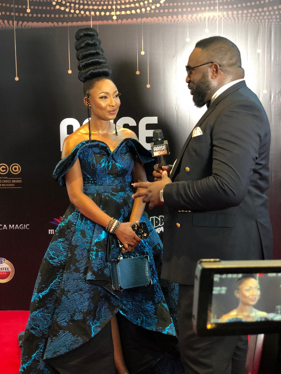 Red carpet moments from the AMVCA 7 - Peep your favorite celebrity outfits (Photos)