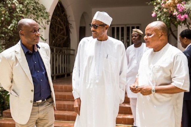 PRESIDENT ELECT GEN BUHARI  RECEIVED MORE GUEST