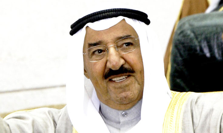Kuwait's Emir Sheikh Sabah al-Ahmad Al-S