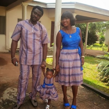 Mercy-Johnson-and-Hubby-with-child-460x460