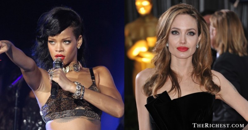 Rihanna-Angelina-Jolie-TheinfoNG