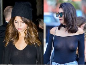 Selena Gomez See Through Shirt