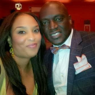 Sammie Okposo and his wife 
