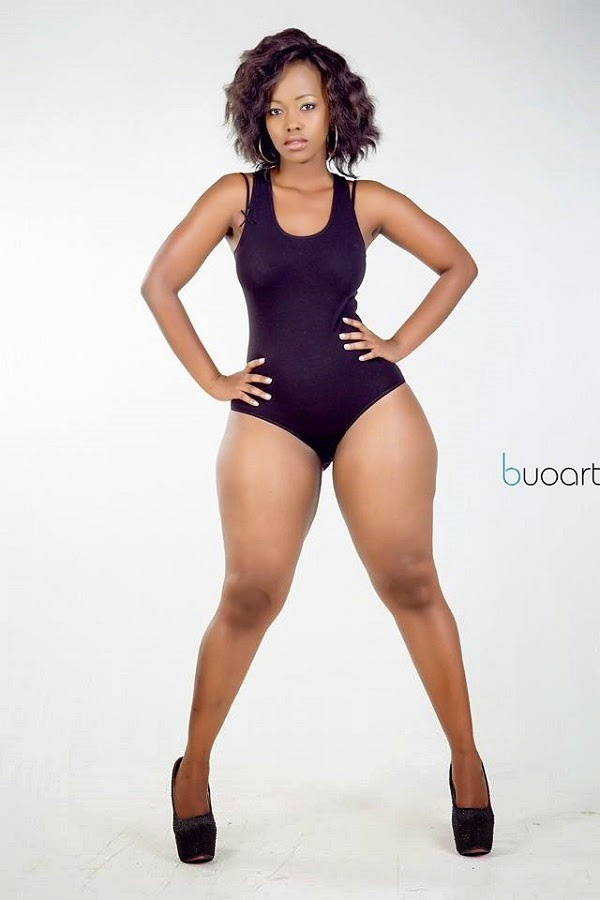 'Curvaceous' Kenyan Model Flaunts Her Huge 'Ukwu' In Ne...