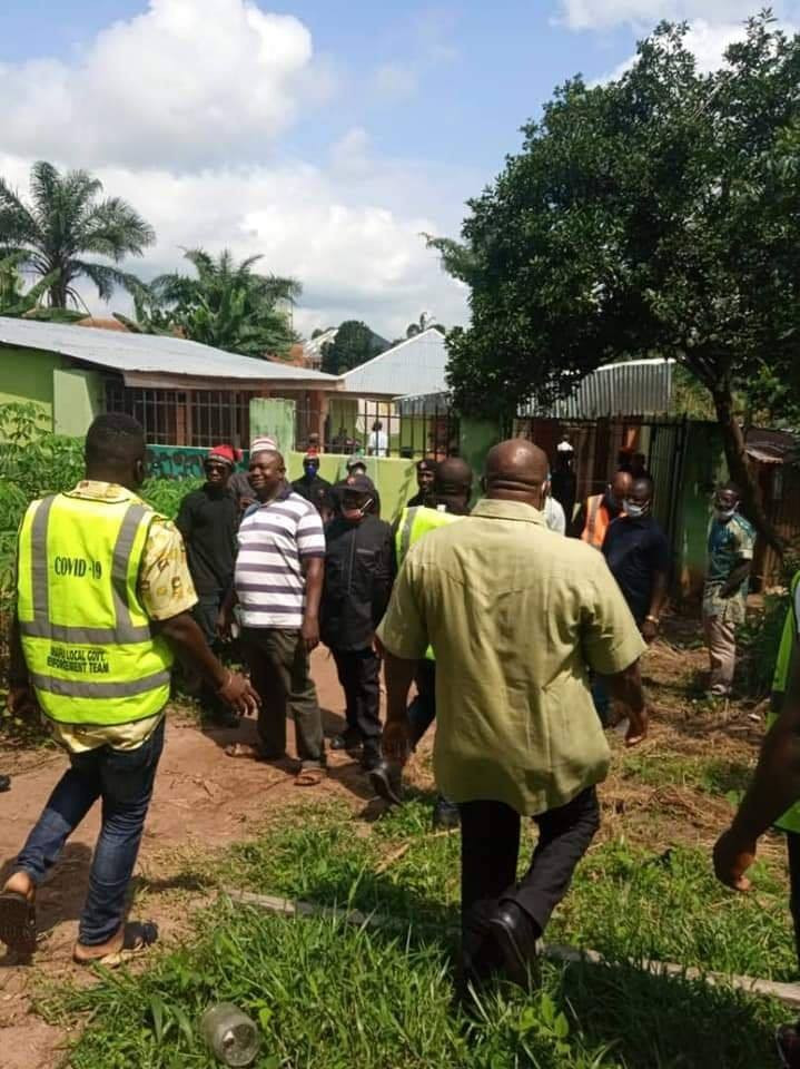 Church Of Satan demolished in Abia, police arrest founder (photos)
