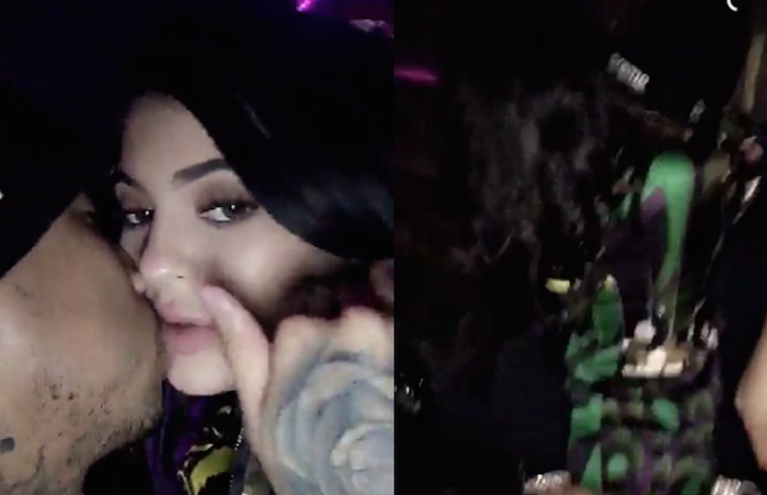 Tyga grabs Kylie Jenner's butt and kisses her in new romantic photos t...