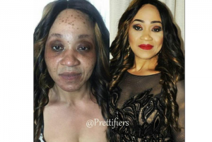 Checkout this amazing makeup transformation of this woman ...