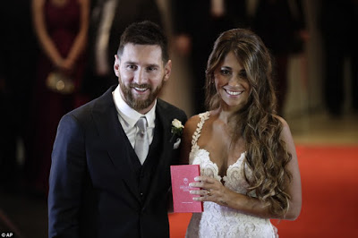 Photos from Lionel Messi's wedding to Antonella Roccuzzo - See the ...