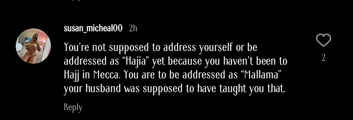 "You’re not supposed to address yourself as Hajia" - Netizen schools Mercy Aigbe