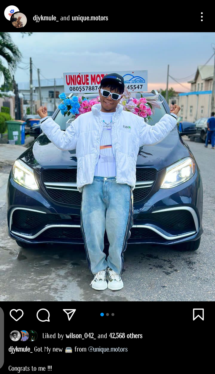 DJ YK Mule acquires two Mercedes Benz within six months (Video)