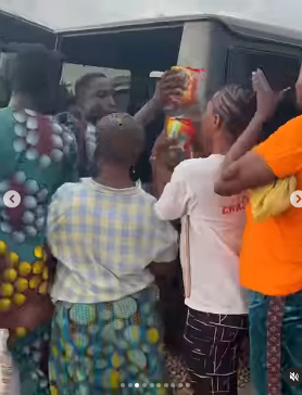 Portable Uses His New G-Wagon To Distribute Food Items To The Less Privileged (Video)