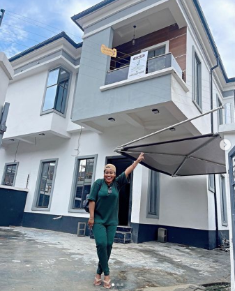 Congratulations In Order As Actress, Crowncy Anyanwu Acquires Her Second House (Photos)
