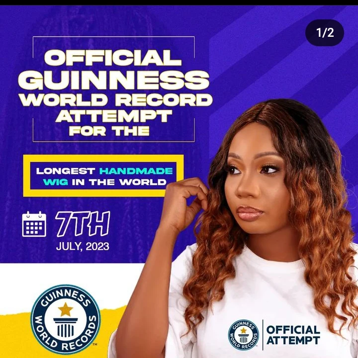 Nigerian Wigmaker who got Guinness World Records Approval to make Longest Handmade Wig In World, announces date