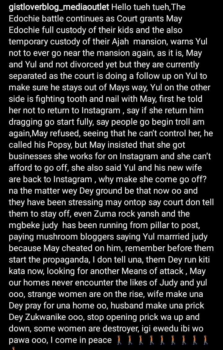 May Edochie allegedly granted full custody of her children, Yul Edochie banned from visiting their mansion