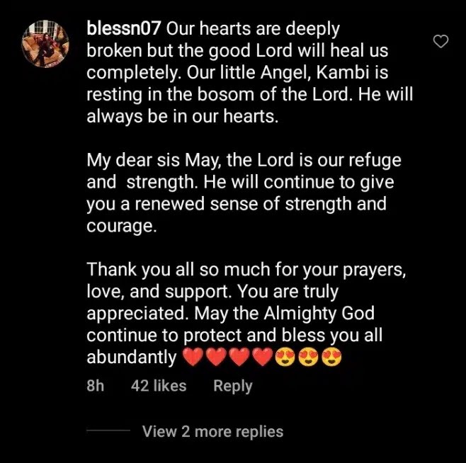 Blessing Nwele, the elder sister of May Edochie has broken her silence amid divorce proceedings between the entrepreneur and her husband, Yul Edochie.