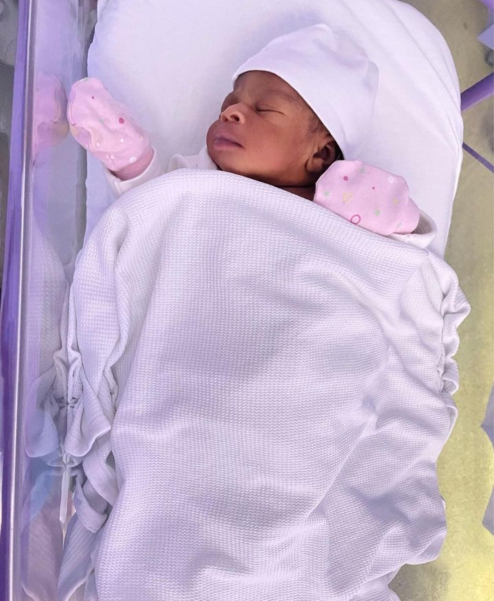 “Victory at last” Actress Olaitan Sugar give thanks as she welcomes baby girl