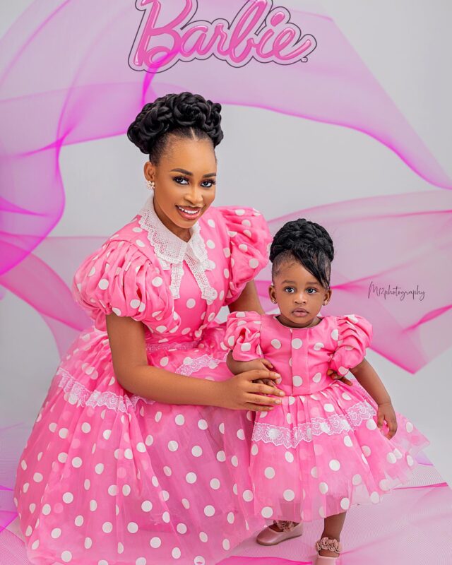 “I am so emotional right now” Yetunde Barnabas shares adorable photos of her daughter ahead of her 1st birthday