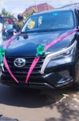 Ebonyi state governor gifts brand new SUV to man who completed 130-hours Entertain-A-Thon