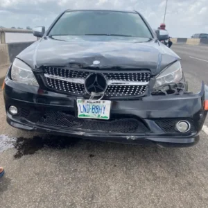 BBNaija's Hermes Iyele survives ghastly car accident (Photos + Video)