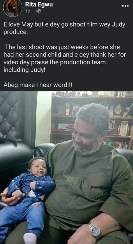 "You love May but you go shoot film wey Judy Austin produced" Businesswoman tackle Pete Edochie over his recent interview
