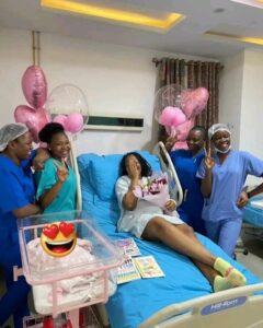 Congratulations in order as BBNaija's Frodd and wife welcomes their first child ( Photos + Video)