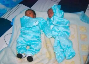Nigerian Woman Welcomes Twins After 22 Years Of Waiting (Photos)