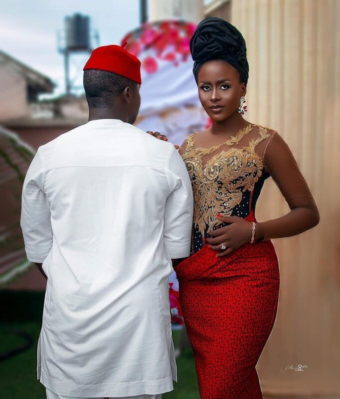 "Regardless, men are scum, fear men.."- Actress Chisom Steve writes as she gets married (Photos + Video)