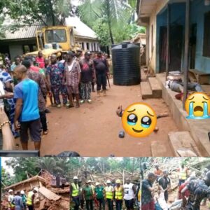 Father and his two sons dies as three-storey building collapses in Anambra