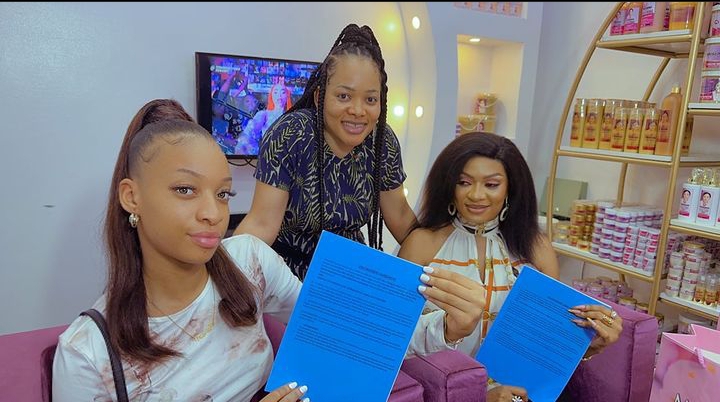 “You shall be 50 times greater than your father” Yul Edochie and wife, May celebrates their daughter as she bags ambassadorial deal (Video)