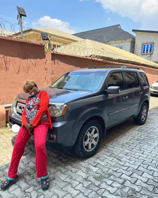 "A gift from me to me" Skit maker, Flora grateful as she purchases a new car (Photos)