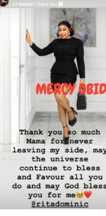 "Thank You So Much For Never Leaving My Side"- Mercy Eke Pens Heartwarming Note To Rita Dominic & Maria Chike