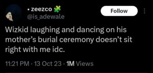 “Wizkid laughing and dancing in his mother’s bur!al ceremony doesn’t sit right with me” - Nigerian man fum£s (VIDEO)