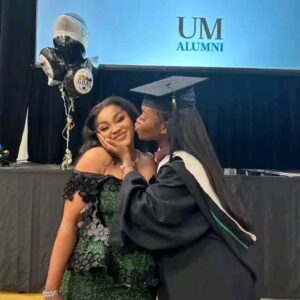 "God did it, i am super proud of you"- Actress Mercy Aigbe celebrates as daughter graduates from University in Canada (Photos + video)