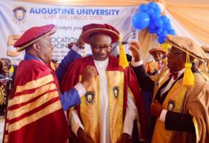 Femi Otedola Gifts N1 million each to 750 students Of Augustine University to celebrate his appointment as Chancellor