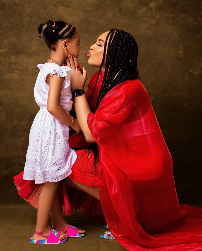 "My pride & my joy, My Answered Prayer" BBNaija's Tboss pens emotional note to her daughter (Photos)