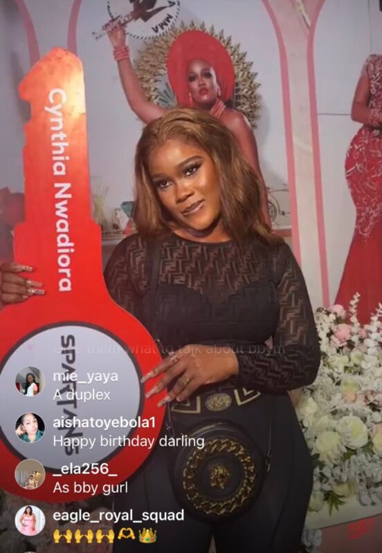 BBNaija's Ceec emotional as she receives brand new luxury house from fans on her 31st birthday (Video)