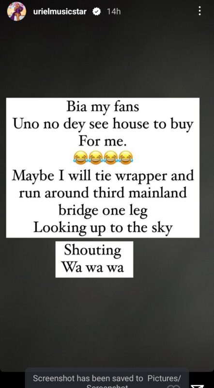 "Una no dey see house to buy For me" BBNaija's Uriel Oputa call out her fans as Sheggz FC and Spartans buys house for their Faves