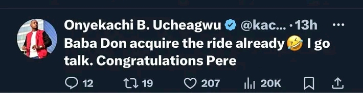 “Baba Don Acquire the New 2023 Range Rover” - Ultimate Love star,  Kachi exposes BBNaija's Pere Egbi's latest achievement  (Details)