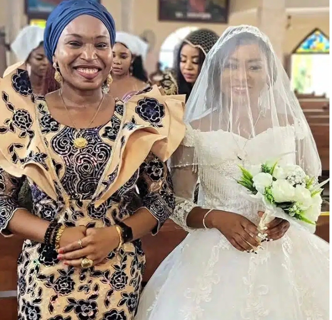 “My heart is full” – Lady excited as she gives out her adopted daughter’s hand in marriage 8 yrs after she came into her home as a nanny