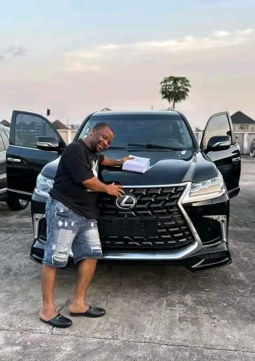 "God did" Apama Nolly grateful as he purchases a new car, days after welcoming a bouncing baby girl with wife (Photos)
